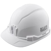 KLEIN TOOLS Hard Hat, Non-Vented, Cap Style, White 60100